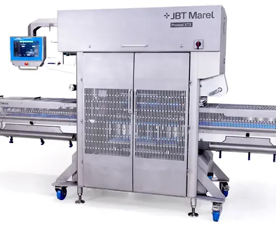Proseal XT2 automatische traysealer voor het snel en efficiënt sealen van voedingsmiddelentrays.